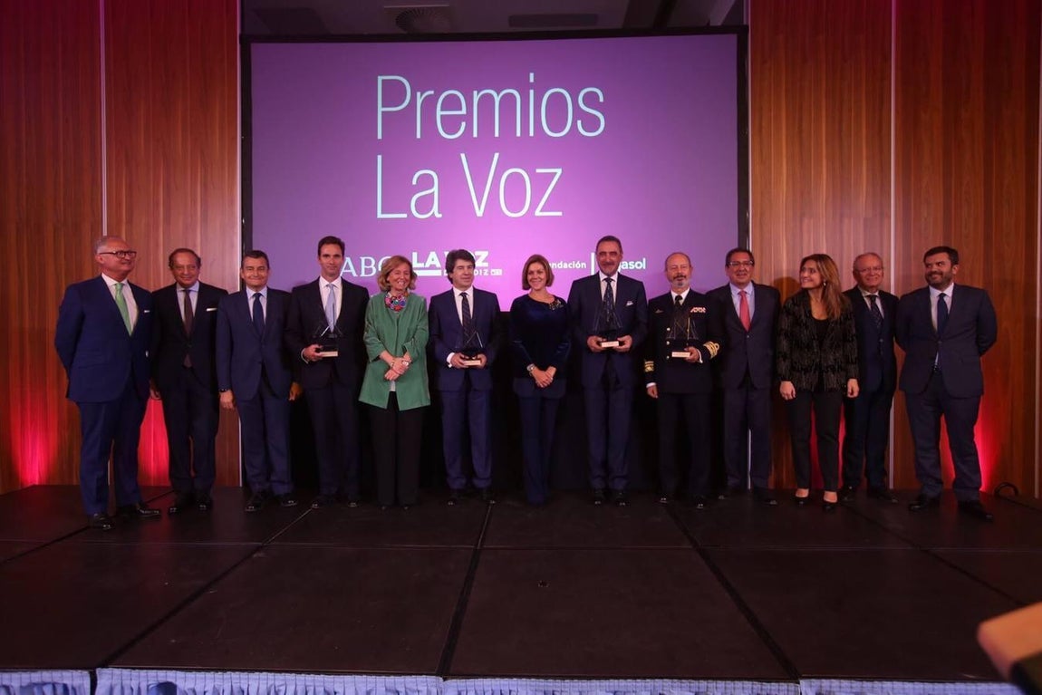 Imágenes de la entrega de los premios LA VOZ