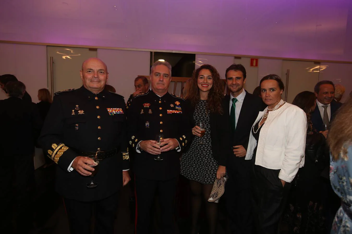 Antonio Planells, Joaquín González, Verónica Sánchez, José María Aguilera y Mercedes Sánchez. 