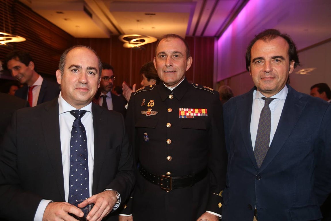 José Luis Rioja, Manuel García Ortíz y Carmelo Rosano. 