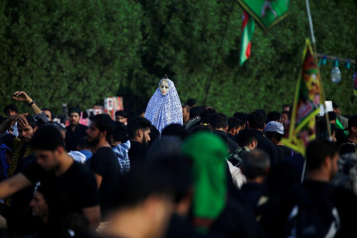 Un momento de la peregrinación. 