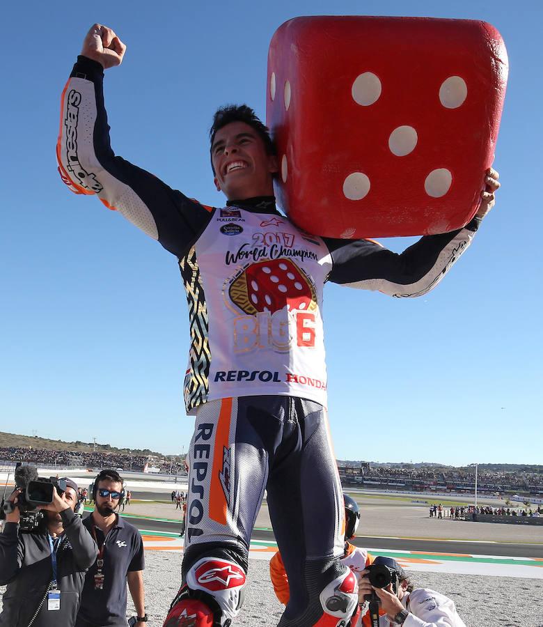 Las mejores imágenes del título de Marc Márquez