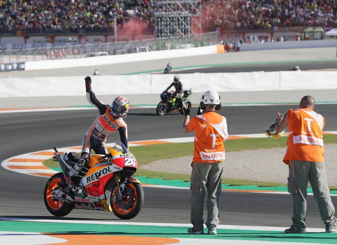 Las mejores imágenes del título de Marc Márquez