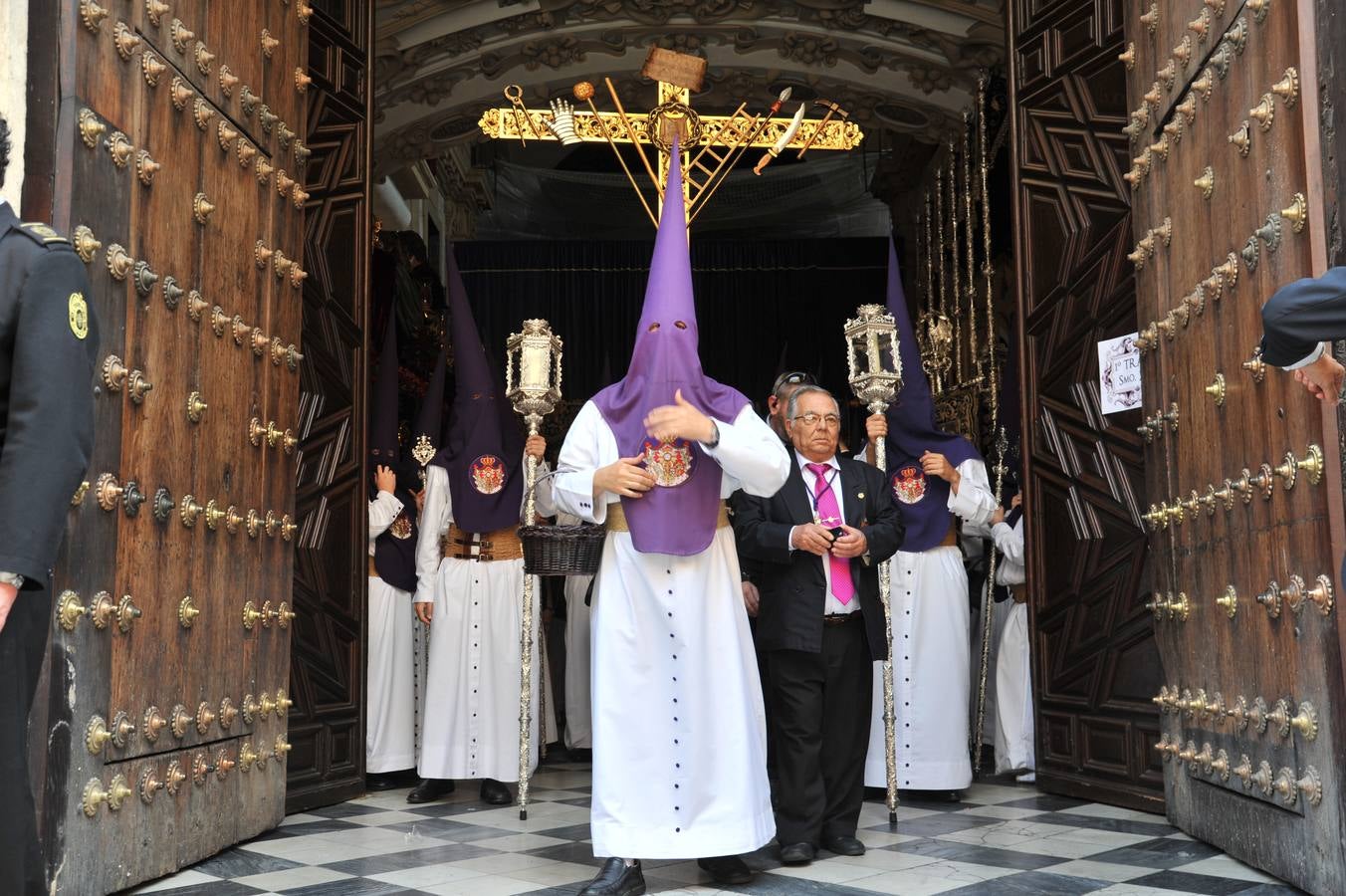 Nazarenos en la Semana Santa