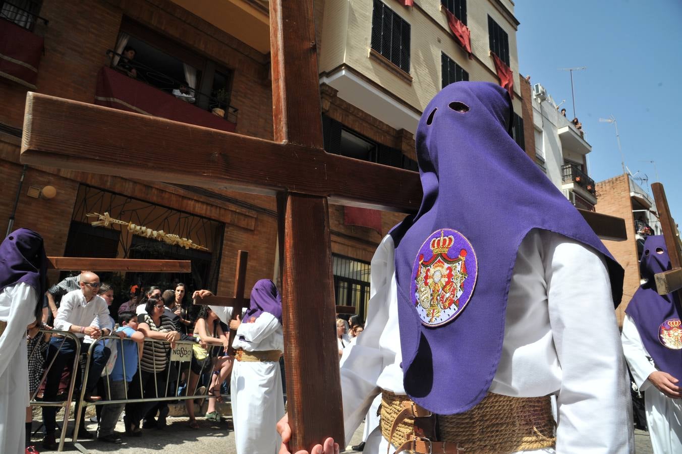 Nazarenos en la Semana Santa