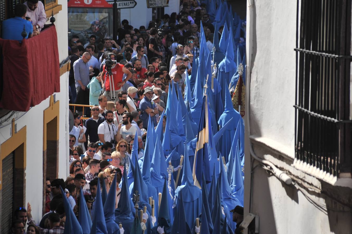 Nazarenos en la Semana Santa