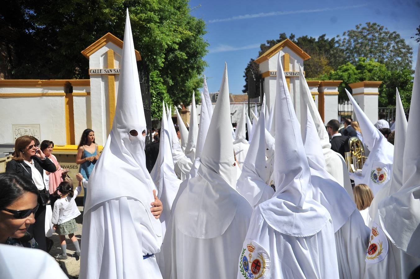 Nazarenos en la Semana Santa