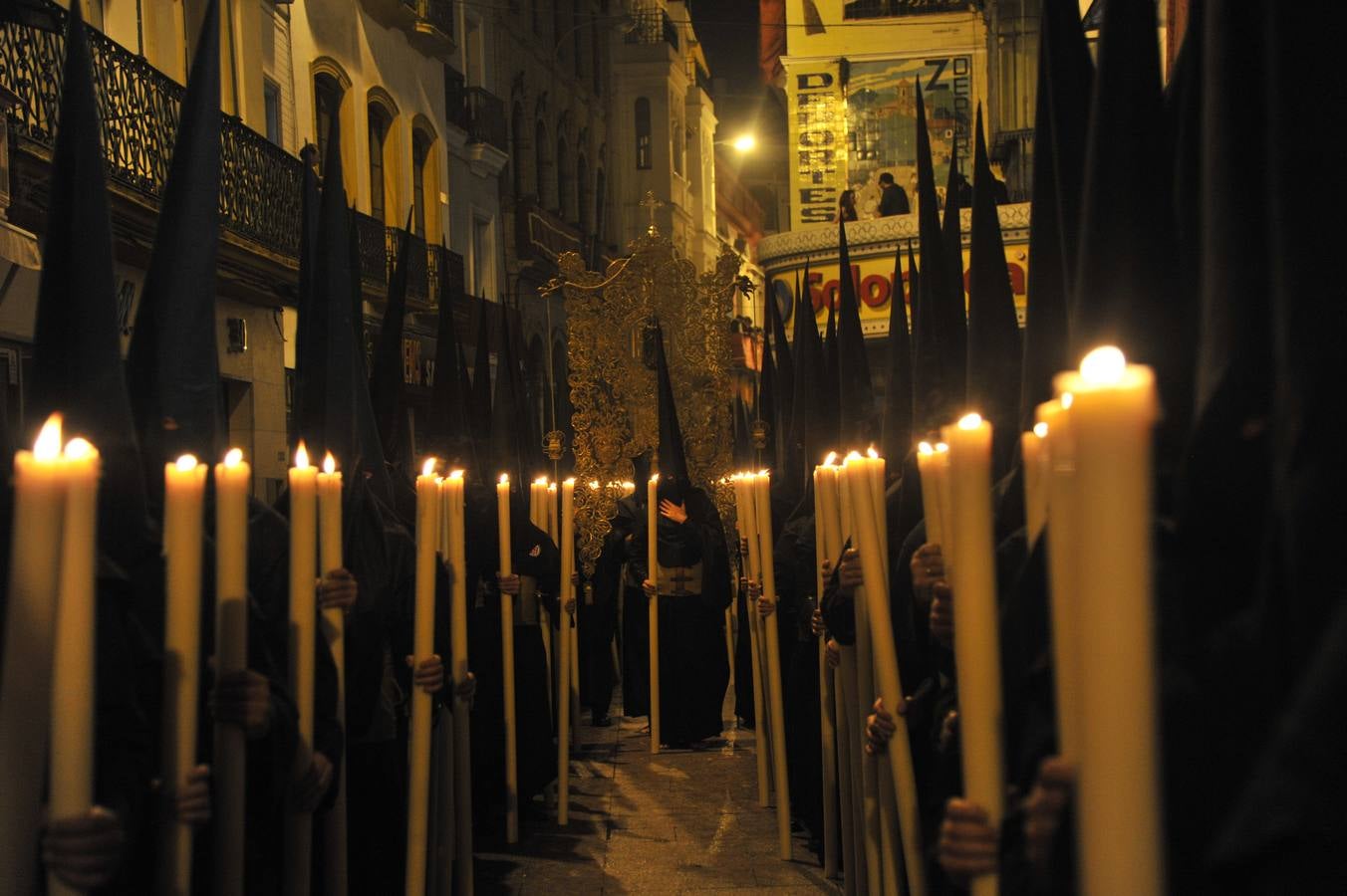 Nazarenos en la Semana Santa