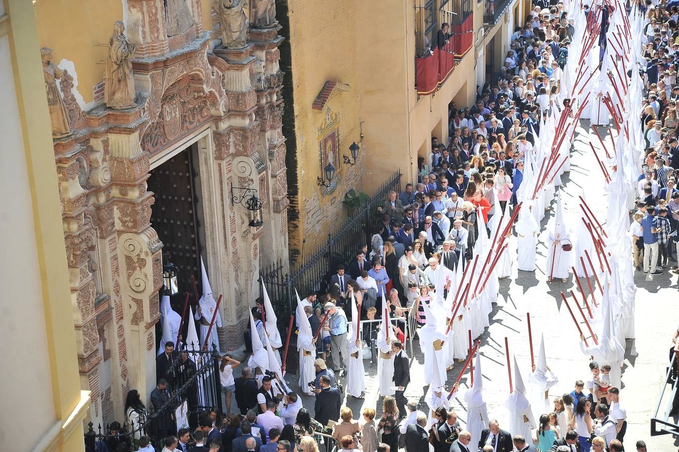 Nazarenos en la Semana Santa