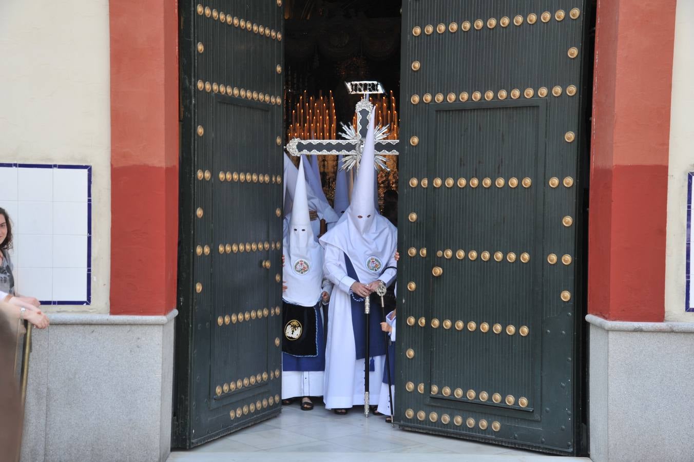 Nazarenos en la Semana Santa