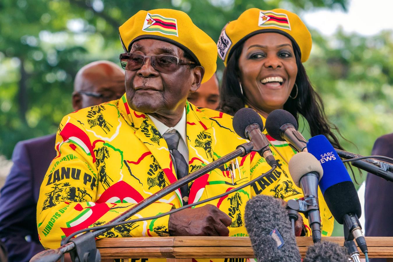 Imagen de Robert Mugabe, el presidente del país, la semana pasada. 
