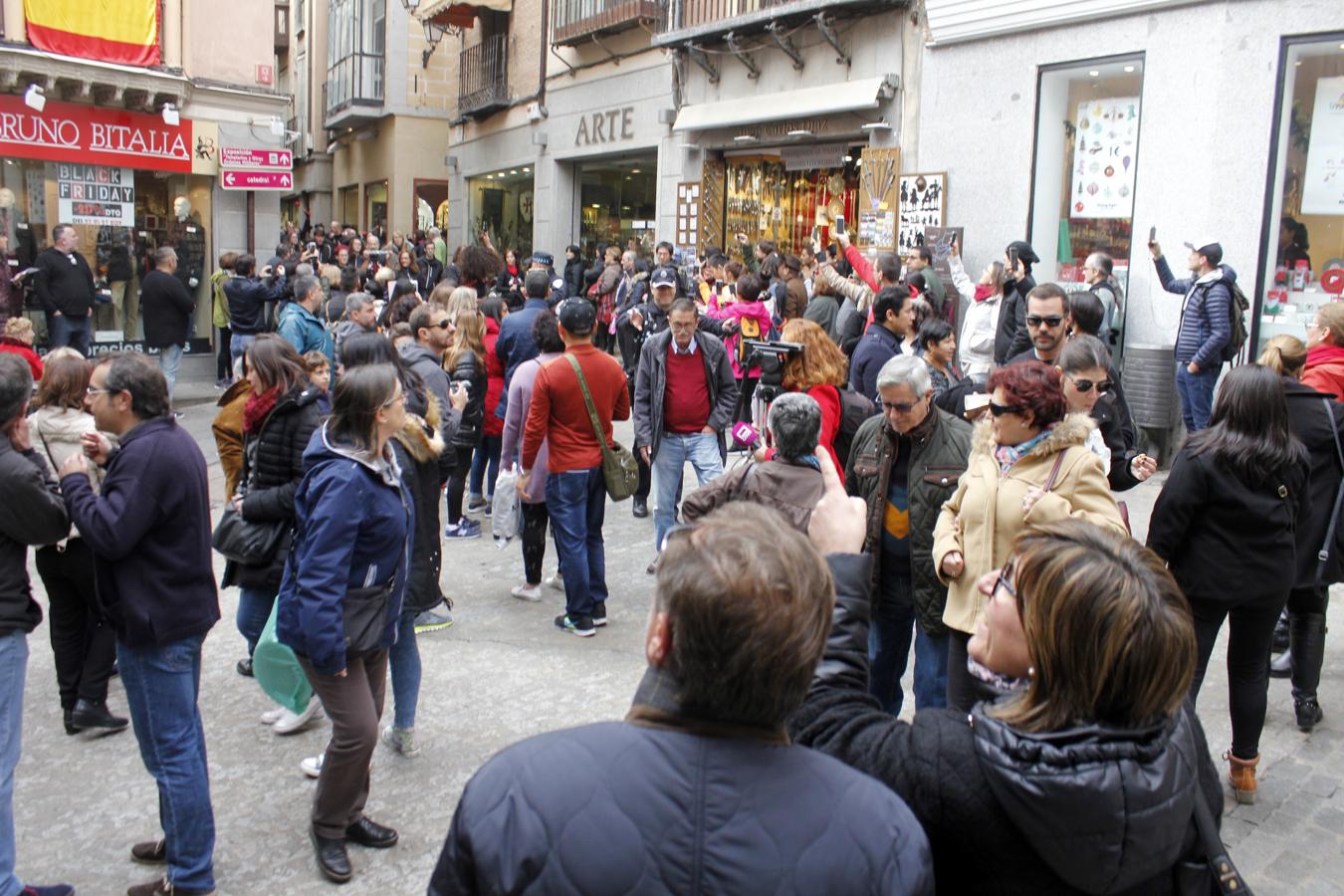 La marcha por la eliminación de la violencia de género en Toledo, en imágenes