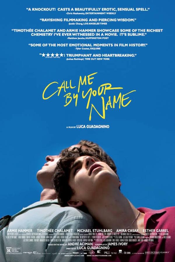 Finalista en la categoría de Mejor película de 2017. Dirigida por Luca Guadagnino con Timothée Chalamet, Armie Hammer, Michael Stuhlbarg, Amira Casar...