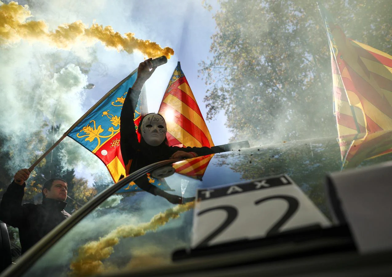 Los manifestantes han llegado de toda España, en la séptima protesta desde 2017. 