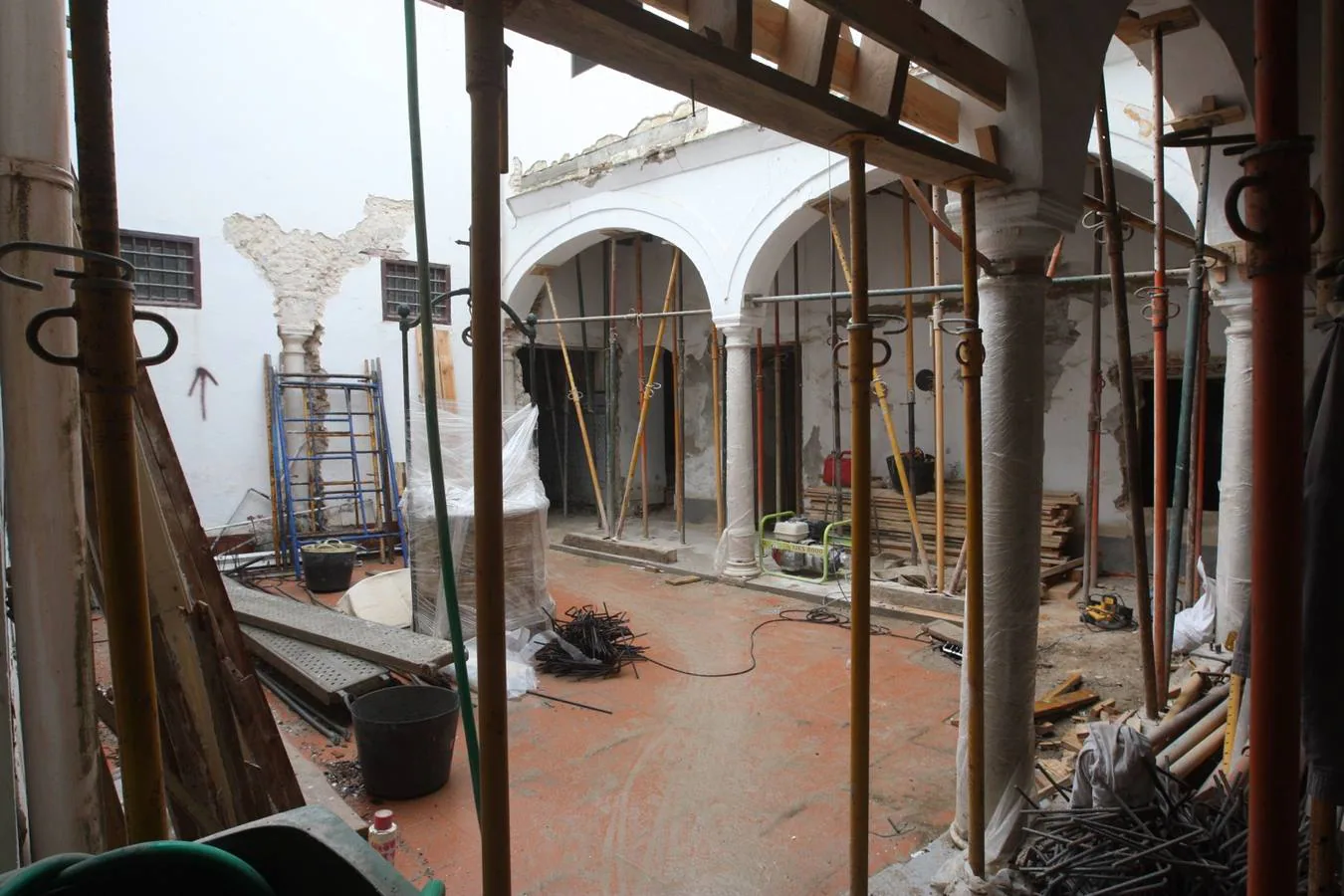 Se inician los trabajos en la Casa del Capellán del Monasterio de Santa María