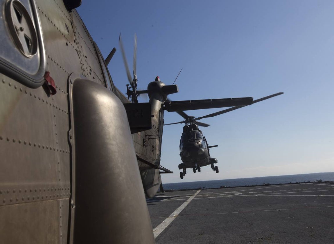 Dentro del ejercicio Marfibex de la Armada Española (I)