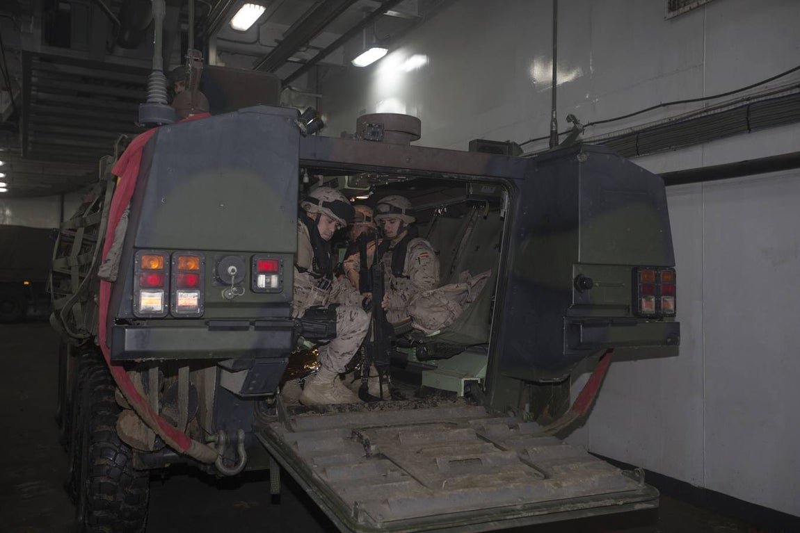 Dentro del ejercicio Marfibex de la Armada Española (I)