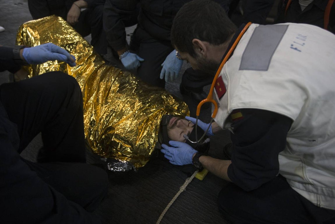 Dentro del ejercicio Marfibex de la Armada Española (I)