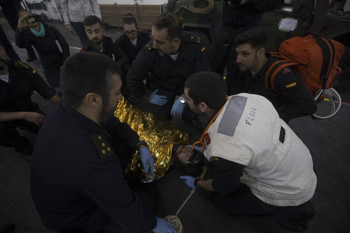Dentro del ejercicio Marfibex de la Armada Española (I)
