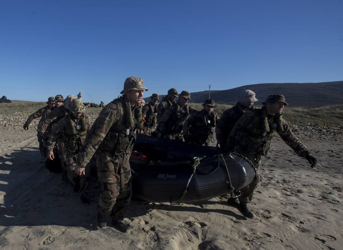 Dentro del ejercicio Marfibex de la Armada Española (I)