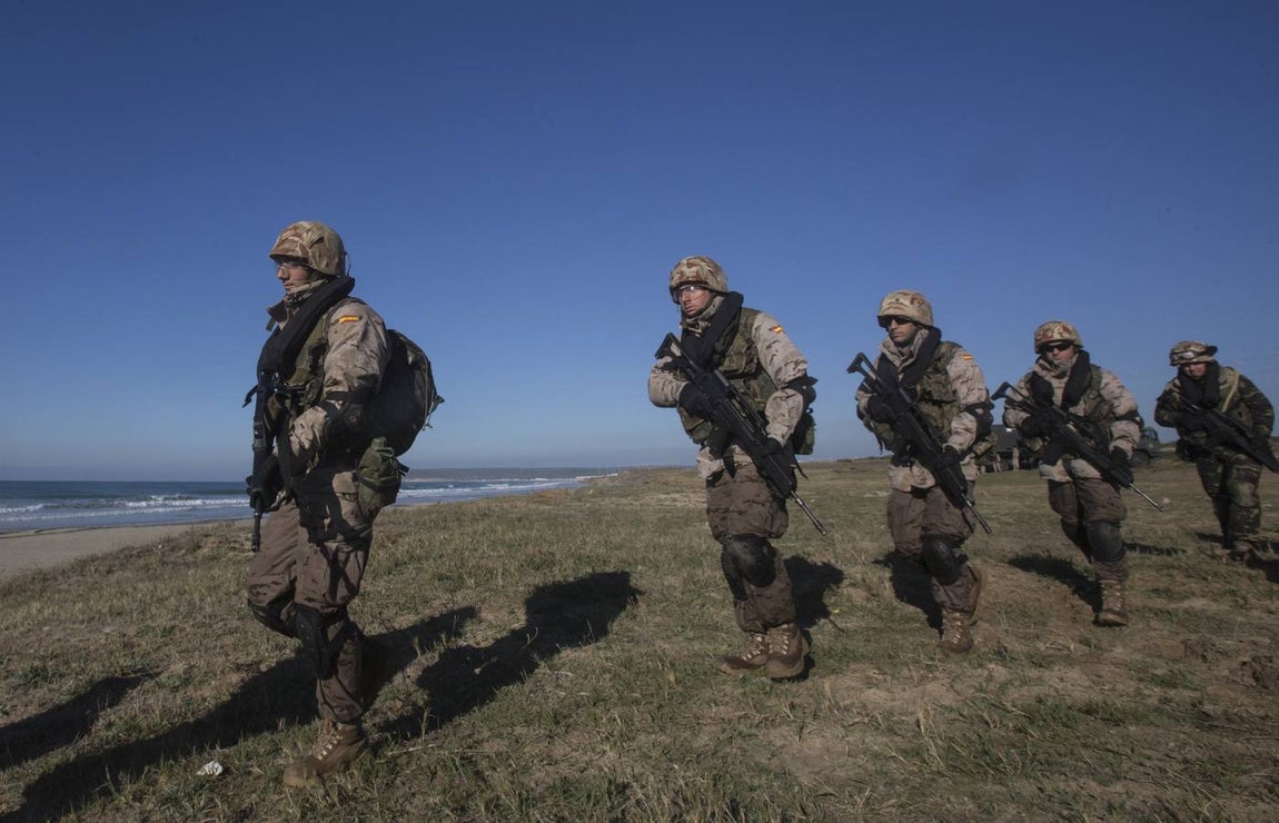 Dentro del ejercicio Marfibex de la Armada Española (I)
