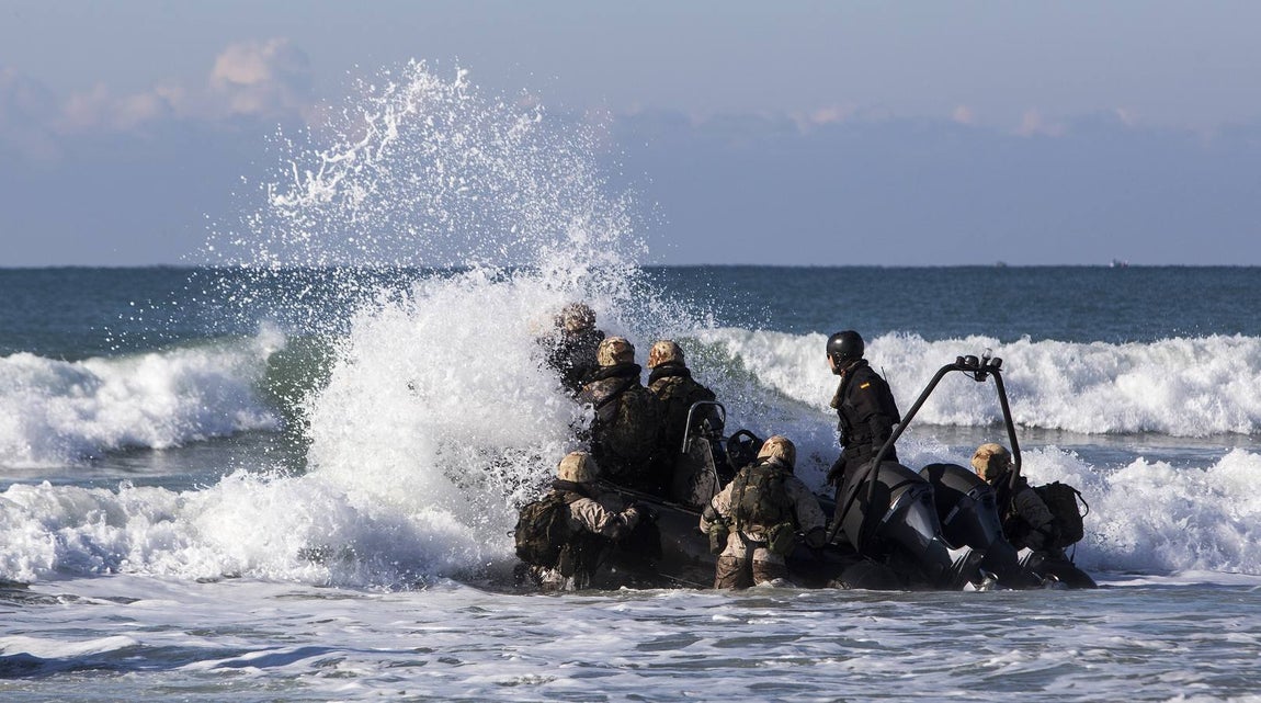 Dentro del ejercicio Marfibex de la Armada Española (II)
