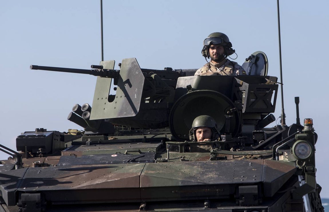 Dentro del ejercicio Marfibex de la Armada Española (II)