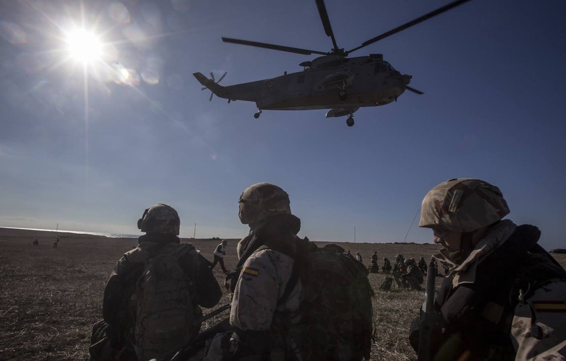 Dentro del ejercicio Marfibex de la Armada Española (II)