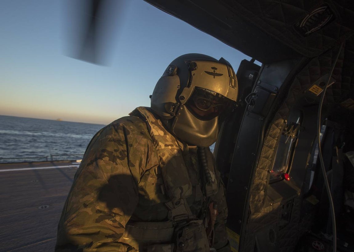 Dentro del ejercicio Marfibex de la Armada Española (I)
