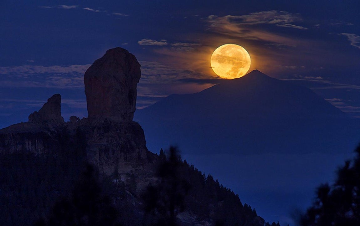 Superluna en Tenerife. 