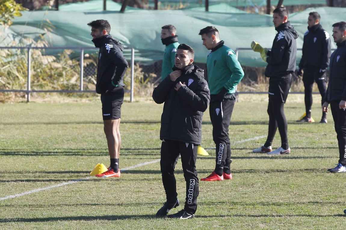 Imágenes del primer día de Jorge Romero como técnico del Córdoba CF