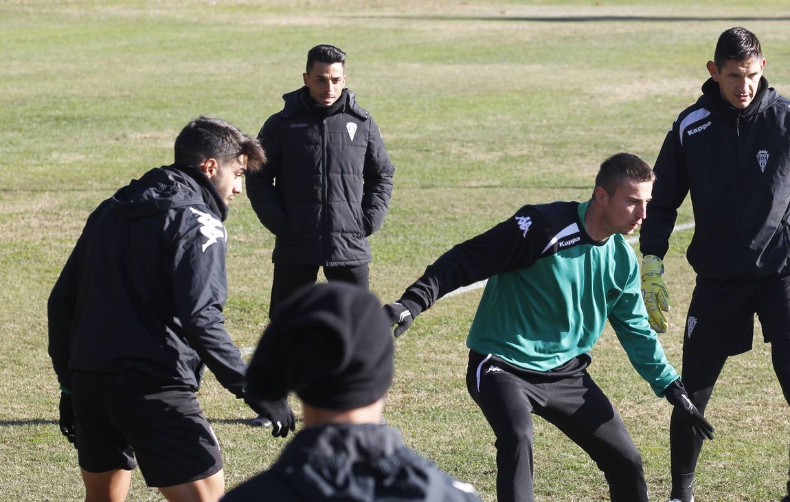 Imágenes del primer día de Jorge Romero como técnico del Córdoba CF