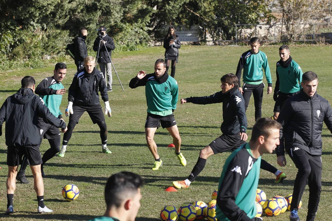 Imágenes del primer día de Jorge Romero como técnico del Córdoba CF