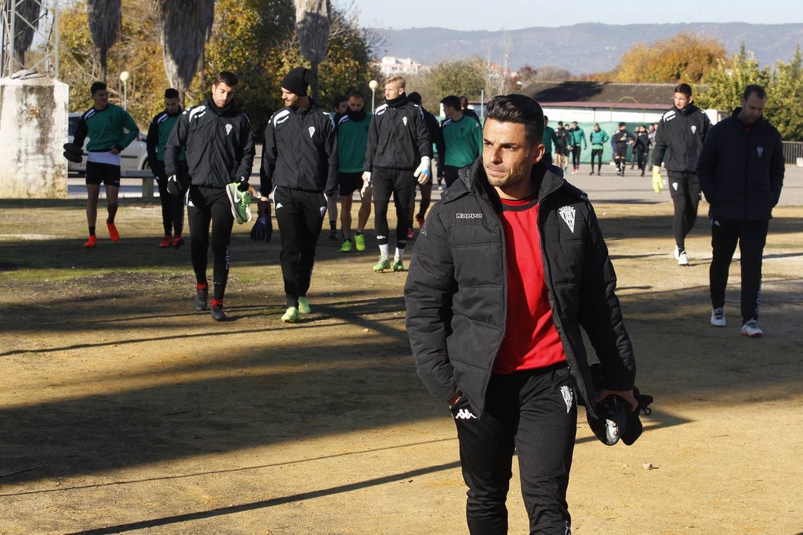 Imágenes del primer día de Jorge Romero como técnico del Córdoba CF