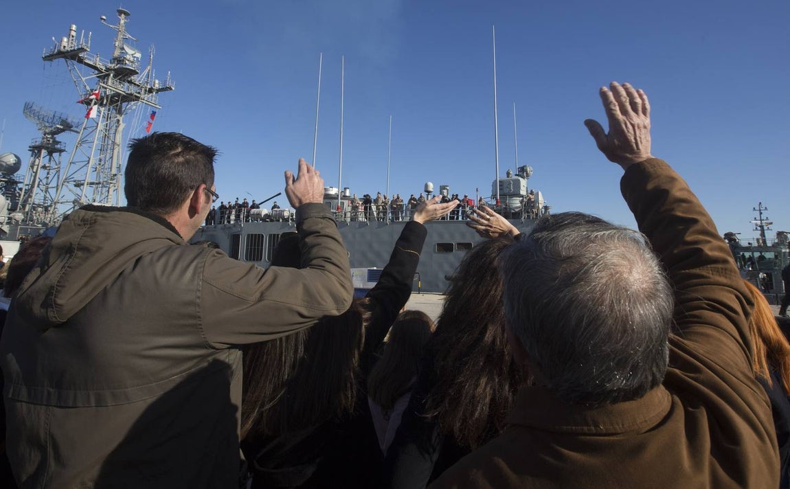 La fragata &#039;Santa María&#039; parte hacia la operación &#039;Sophia&#039; (II)