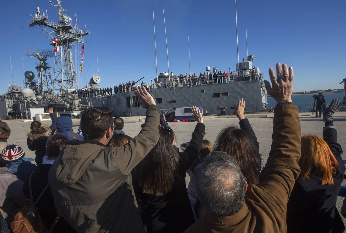 La fragata &#039;Santa María&#039; parte hacia la operación &#039;Sophia&#039; (II)