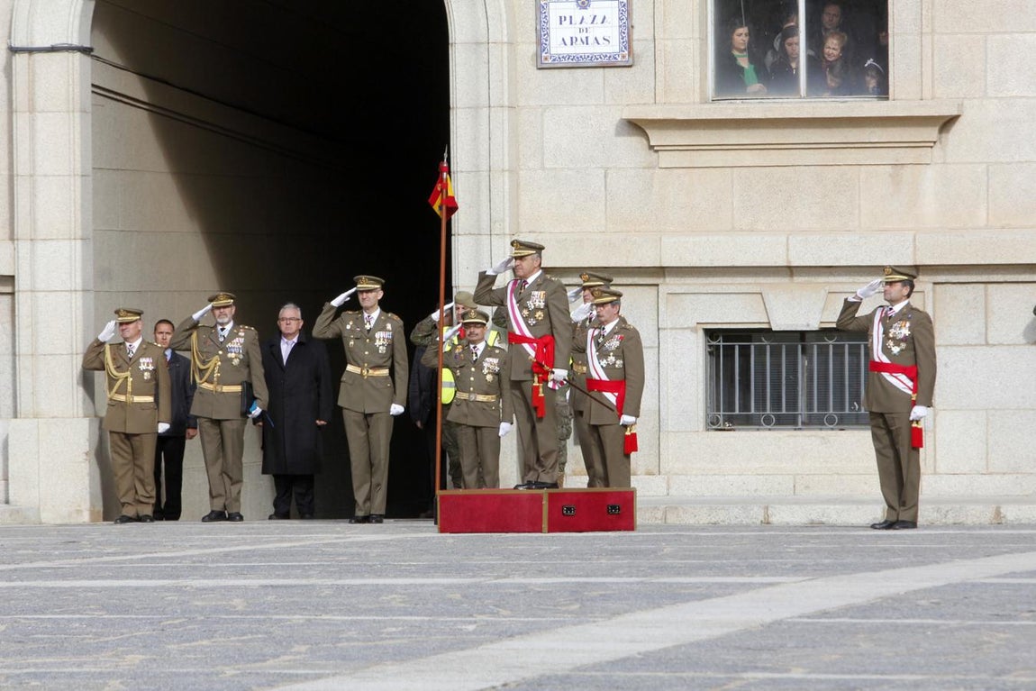 El acto castrense de la Academia de Infantería, en imágenes