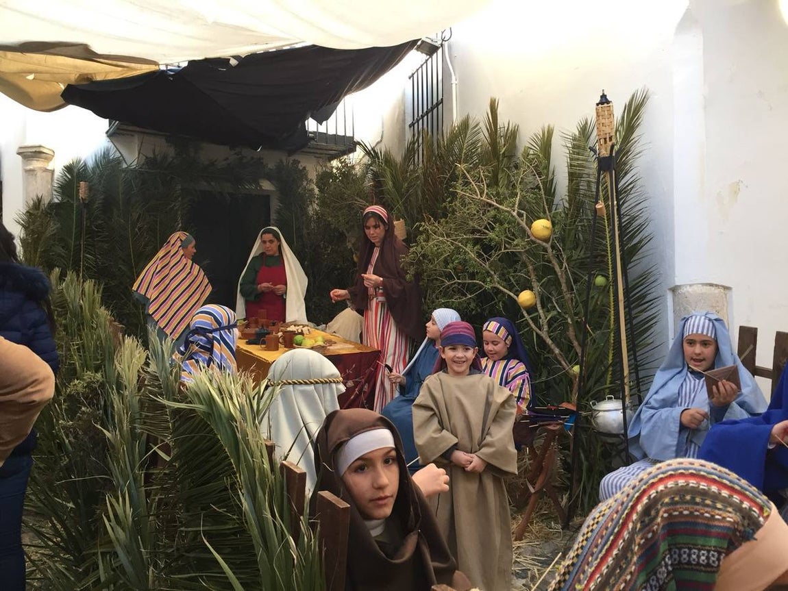 Belen viviente en Medina. 