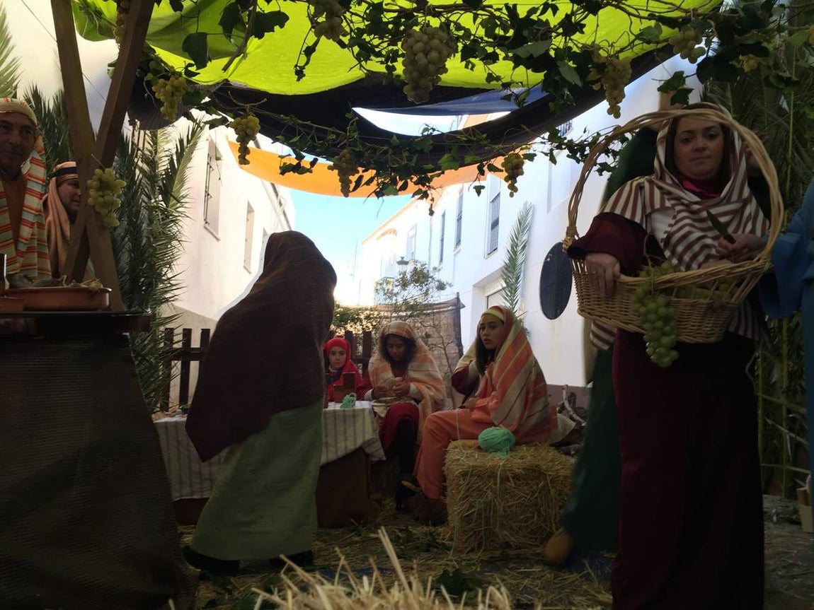 Belen viviente en Medina. 