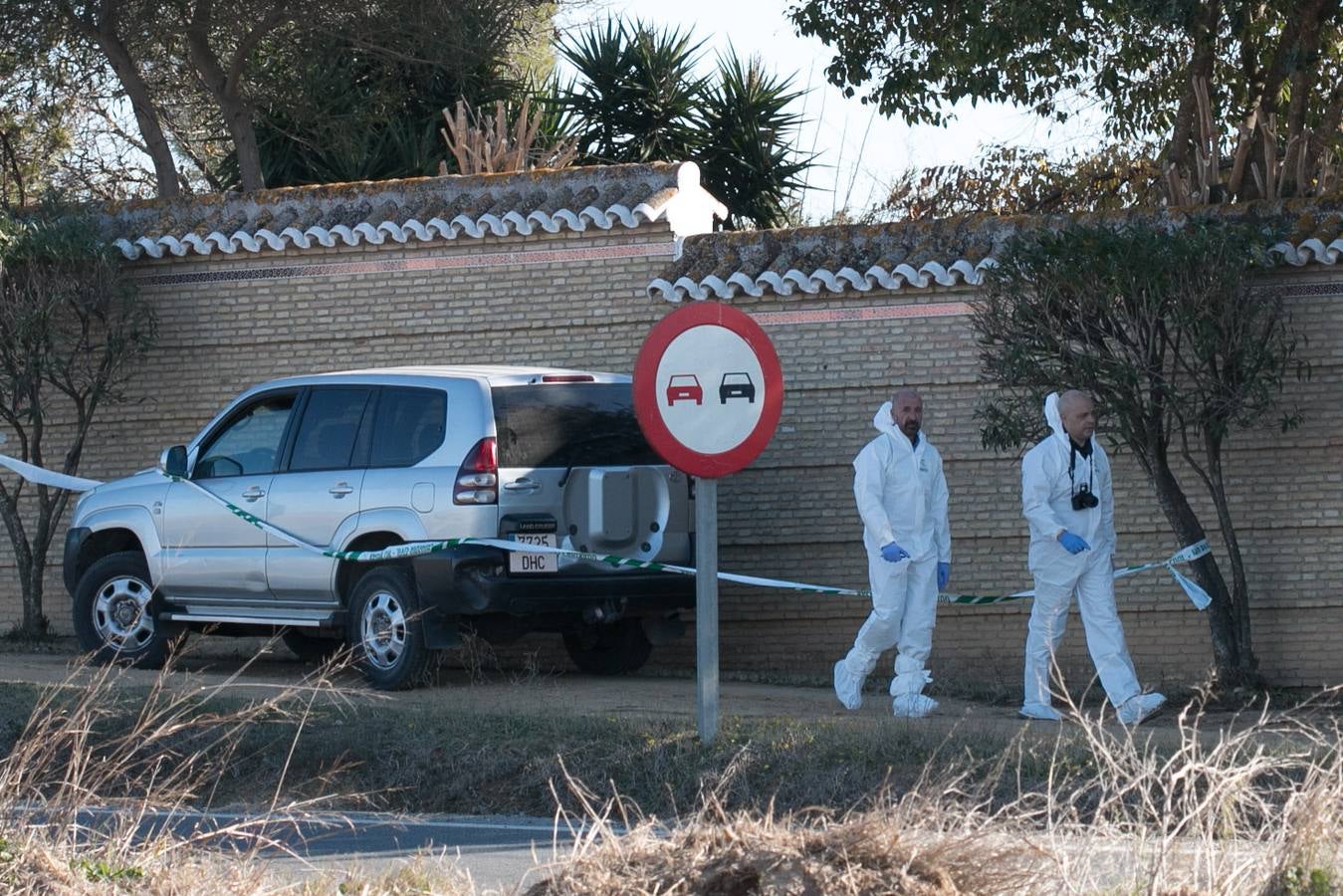 Imágenes de la actuación de la Guardia Civil tras el intento de robo de un chalé