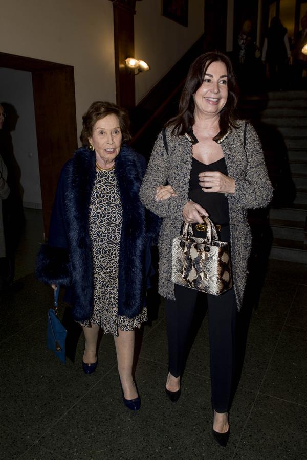 Carmen Franco Polo y Carmen Martínez Bordiú durante la presentación de un libro en 2017. 