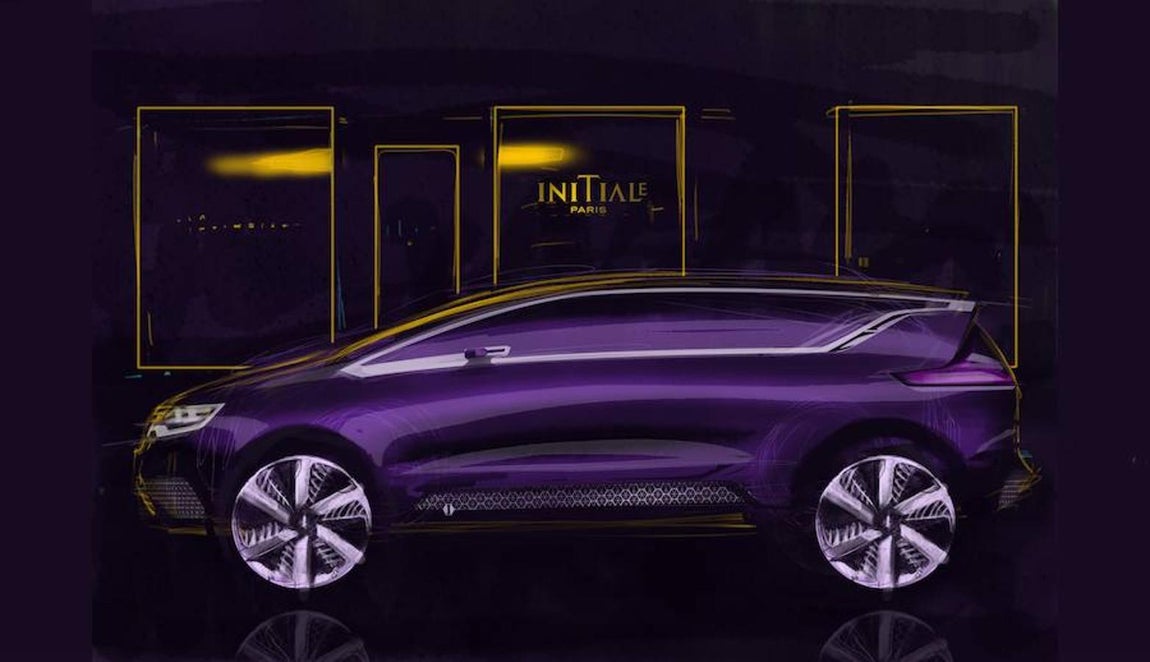 Boceto Renault Espace. 