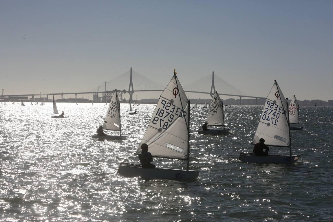 GALERÍA FOTOS: Comienza la Optimist Excellence Cup en aguas gaditanas