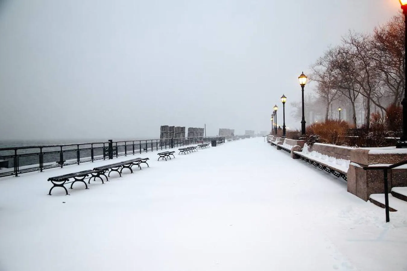 Vista del Battery Park, en Nueva York.. 