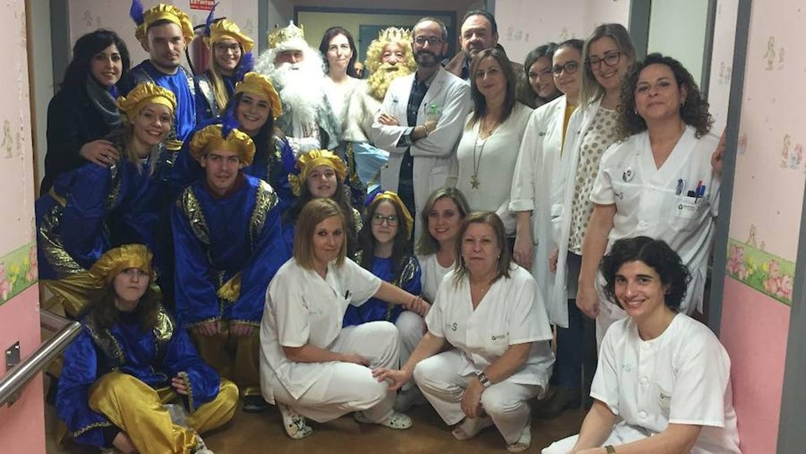 Los Reyes Magos, en el hospital de Manzanares