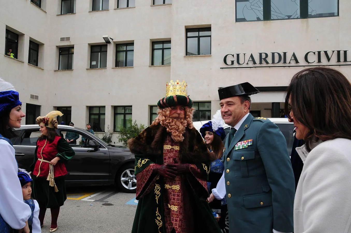 FOTOS: Visita de los Reyes a la Comandancia