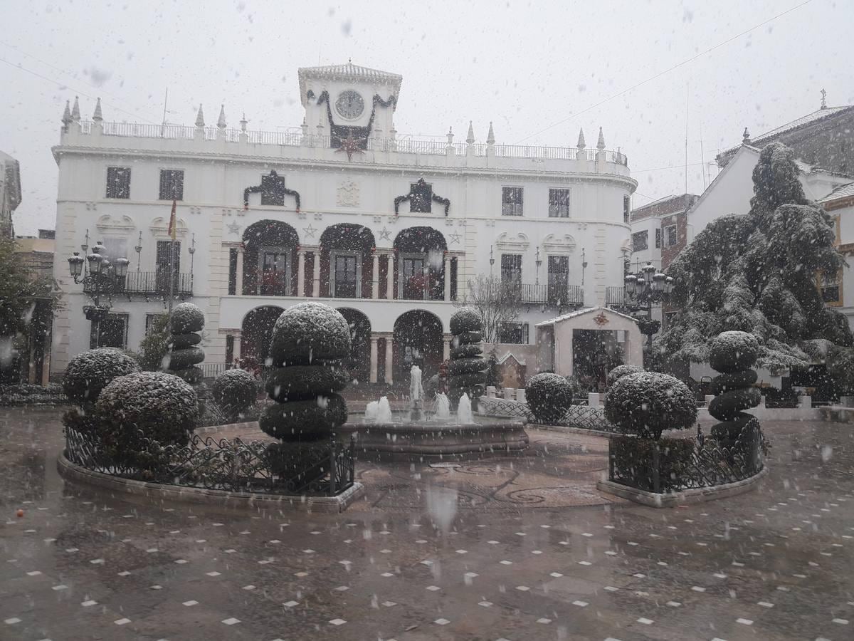 La primera nevada del año en Córdoba, en imágenes