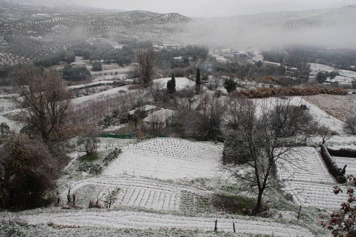 La primera nevada del año en Córdoba, en imágenes