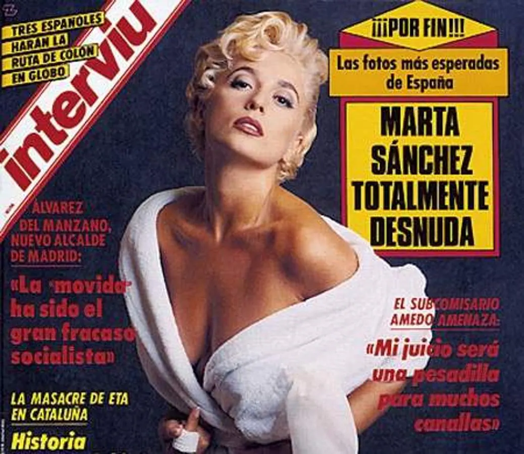 Marta Sánchez, en 1991