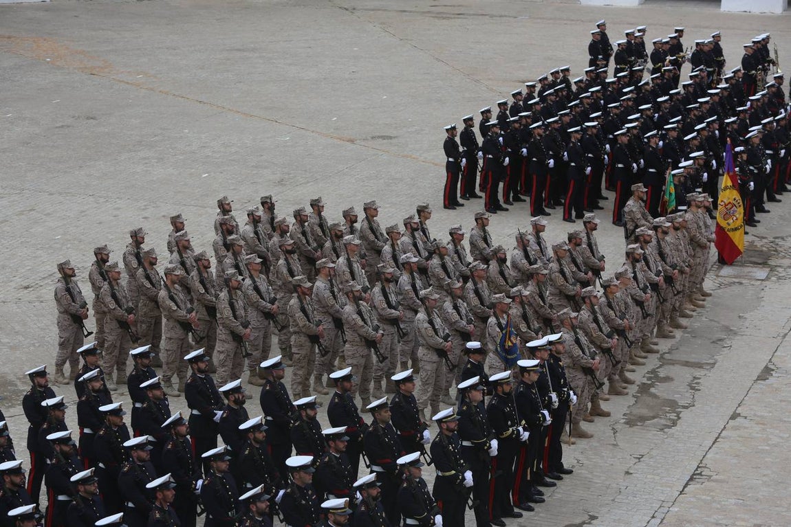 Despedida en el Tercio de Armada a los infantes de Marina que parten a Mali