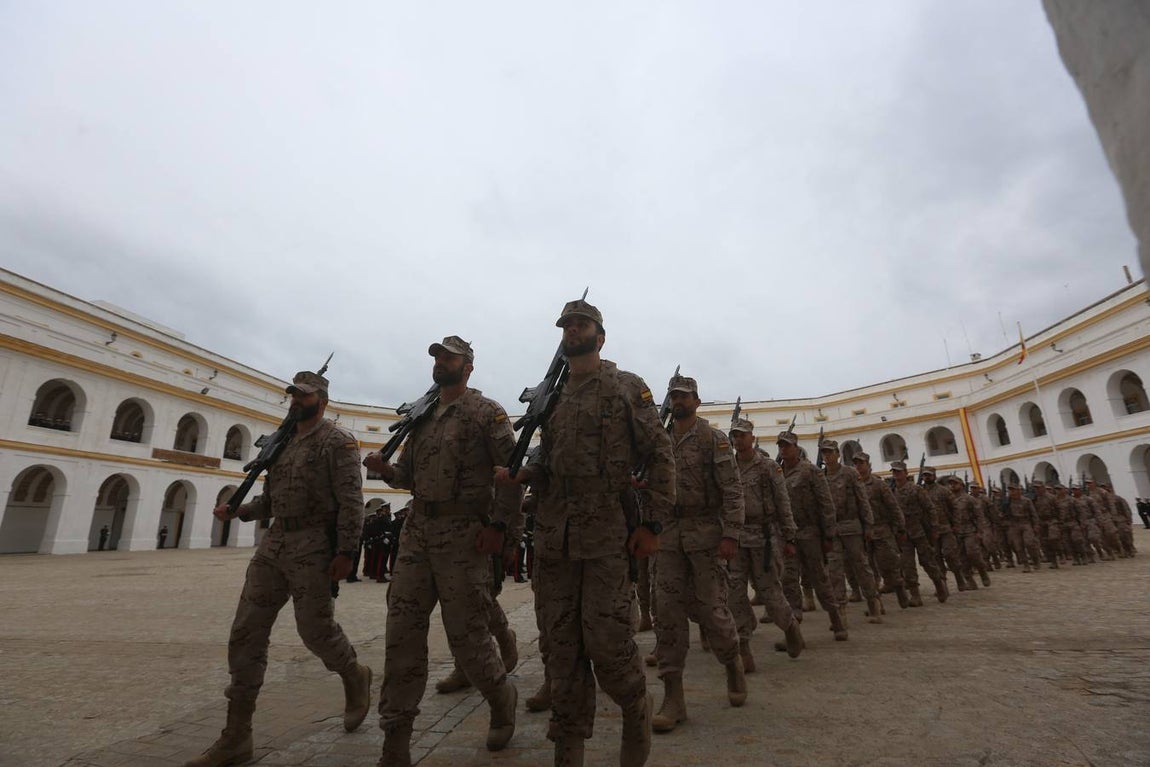 Despedida en el Tercio de Armada a los infantes de Marina que parten a Mali